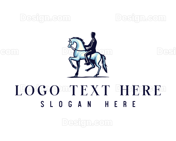 Horse Equestrian Riding Logo