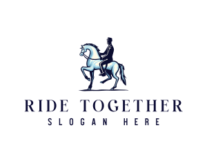 Horse Equestrian Riding logo design