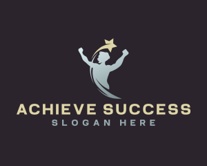 Success Fellowship Man logo design