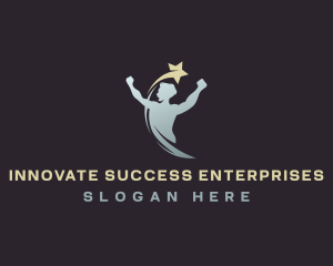 Success Fellowship Man logo design