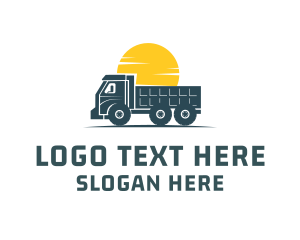 Trucking Cargo Company logo design