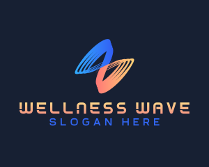 Modern Sound Wave logo design