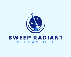 Broom Janitorial Housekeeping logo design