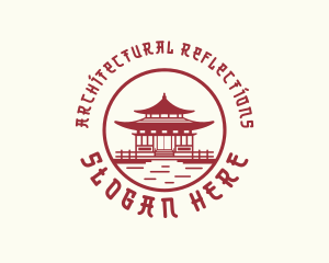 Asia Temple Architecture logo design