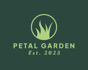 Natural Wilderness Grass logo design