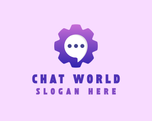 Cog Chat Bubble logo