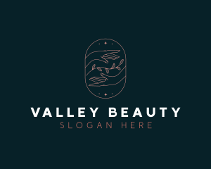 Natural Hands Cosmetic Beauty logo design