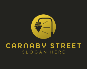 Cupcake Street Lamp  logo design