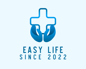 Helping Hand Healthcare Pharmacy logo design