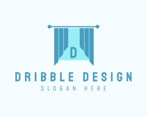 Window Curtain Interior Design logo design