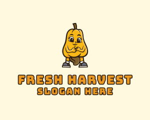 Fresh Cashew Fruit logo design