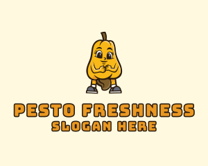 Fresh Cashew Fruit logo design