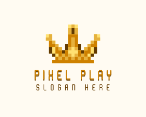 Pixel Crown Arcade logo