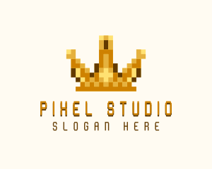 Pixel Crown Arcade logo