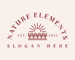 Nature Organic Farm  logo design