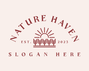 Nature Organic Farm  logo design