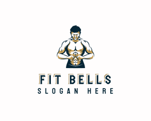 Fitness Bodybuilding Muscle logo design