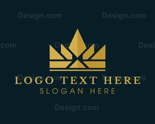 Elegant Pageant Crown Logo