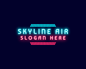 Retro Neon Party logo