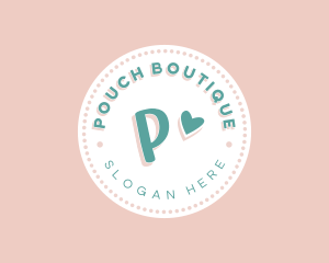 Cute Heart Boutique logo design