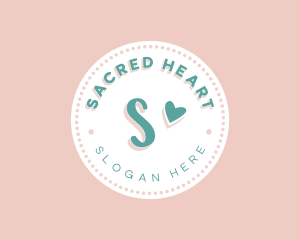 Cute Heart Boutique logo design