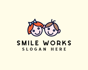 Smiling Kids Daycare logo design