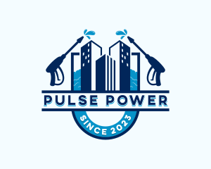 Building Power Washer logo design