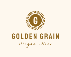 Organic Wheat Grain logo