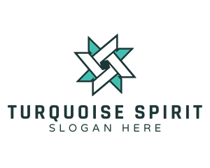 Ninja Turquoise Star logo
