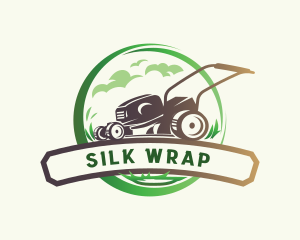 Lawn Grass Cutter logo design