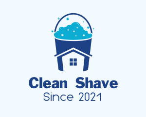 Clean House Bucket logo design