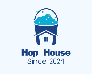 Clean House Bucket logo design