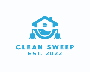 House Cleaning Sanitation logo design