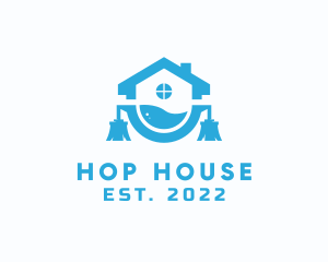 House Cleaning Sanitation logo design