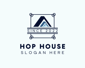 House Roof Property logo design