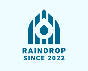 Water Drop Drainage  logo design