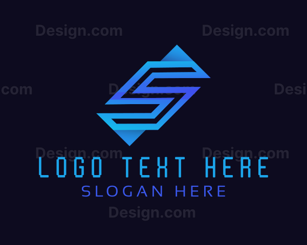 Tech Firm Letter S Logo