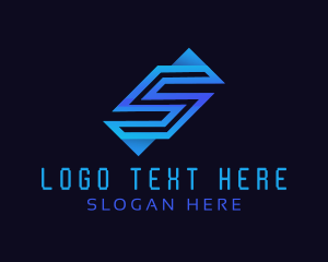 Tech Firm Letter S logo