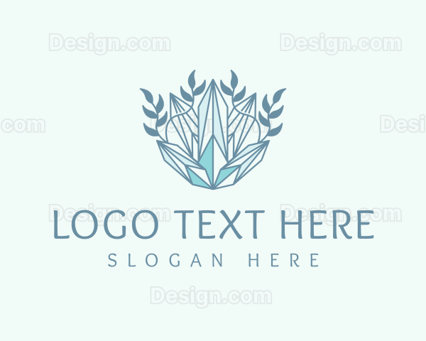 Crystal Luxury Wreath Logo