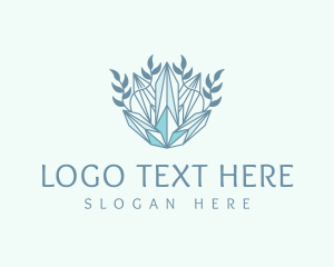 Crystal Luxury Wreath logo