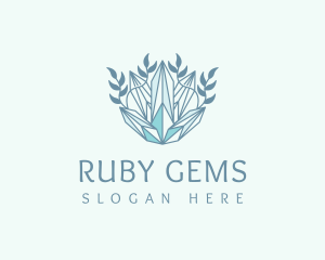 Crystal Luxury Wreath logo