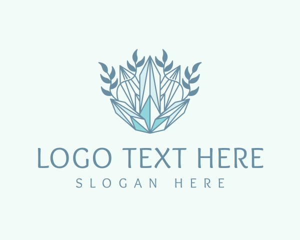 Crystal Luxury Wreath logo