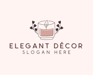 Candlelight Candle Decor logo design