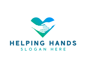Hands Love Heart logo