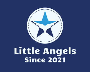 Star Wings Badge logo design