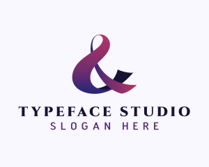 Stylish Ampersand Font logo