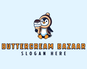 Penguin Sundae Creamery logo