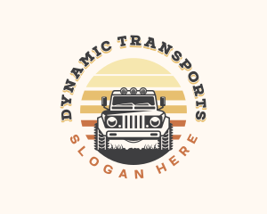 Adventure Vehicle Transport logo design