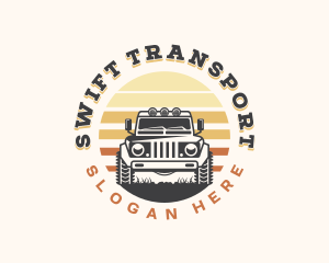 Adventure Vehicle Transport logo design