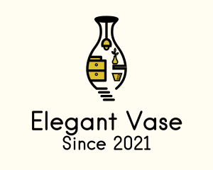 Vase House Fixture  logo design